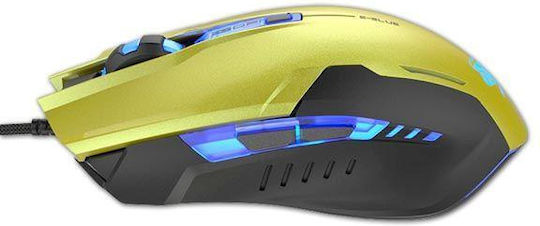 E-Blue Auroza G Gaming Mouse 3000 DPI Yellow