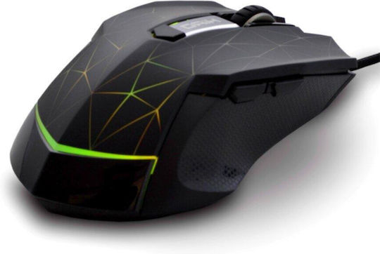 Hiro Spider+ Gaming Ποντίκι 5000 DPI Γκρι