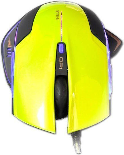 E-Blue Mazer R Gaming Gaming Maus Gelb