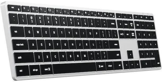 Satechi Slim X3 Wireless Bluetooth Keyboard Only English US Silver