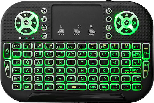 Spacetronik SP-RCA04 Wireless Bluetooth Keyboard with Touchpad International English