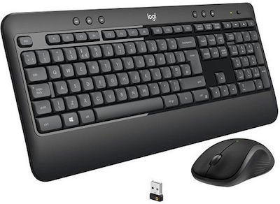 Logitech MK540 Advanced Ασύρματο Σετ Πληκτρολόγιο & Ποντίκι Γερμανικό