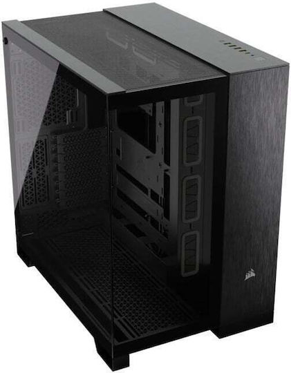 Corsair 6500X Gaming Midi Tower Computer Case with Window Panel Black/Obsidian Aluminum