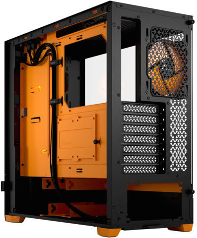 Fractal Design Pop Air Gaming Mini Tower Κουτί Υπολογιστή με Πλαϊνό Παράθυρο και RGB Φωτισμό RGB Orange Core