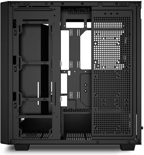 Sharkoon Rebel C70G RGB Gaming Midi Tower Computer Case Black
