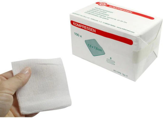 Nobamed Nicht-sterile Medizinische Gaze 5x5cm 100 Stück