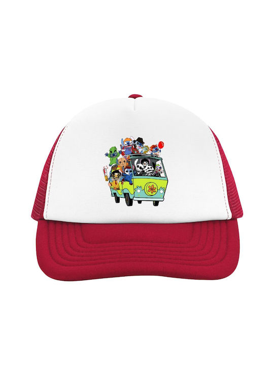 Koupakoupa Stitch Halloween Trucker Cap White