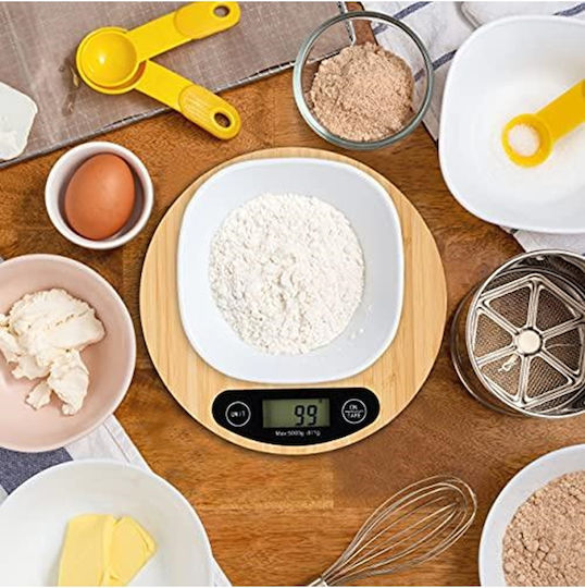 Relaxdays Ψηφιακή Ζυγαριά Κουζίνας έως 5kg Πολύχρωμη