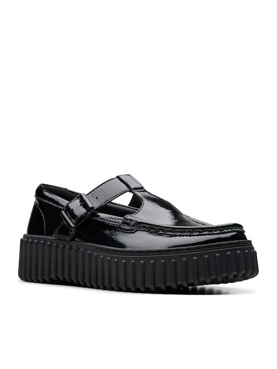 Torhill Patent Leather Women's Loafers in Black Color