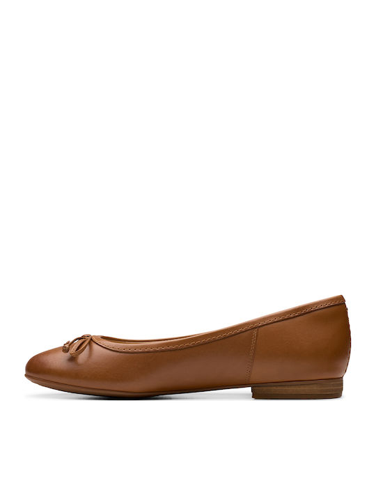 Anatomic Leather Ballerinas Lily Tabac Brown