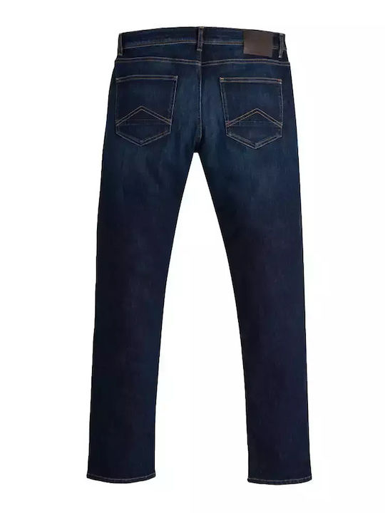 Malboro Classics Pantaloni de Bărbați din Jean în Croială Slim Dark Stone Blue