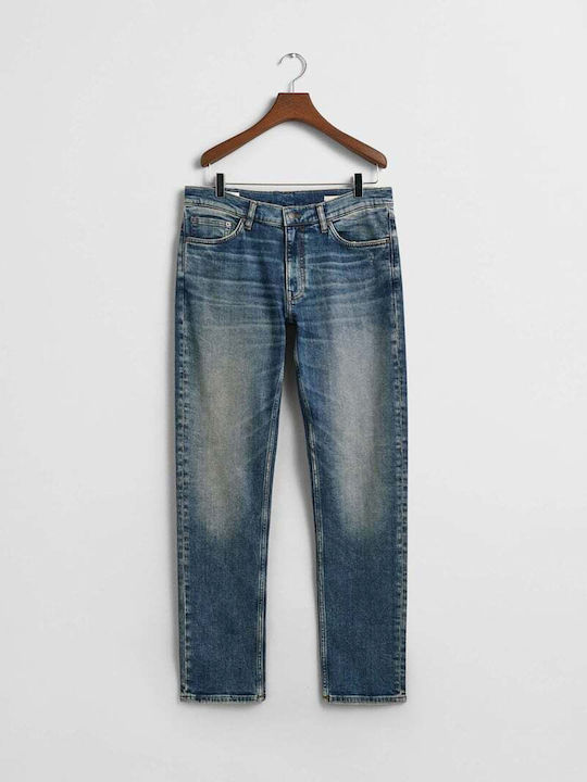 Men's Jeans Pants with Relaxed Fit Blue