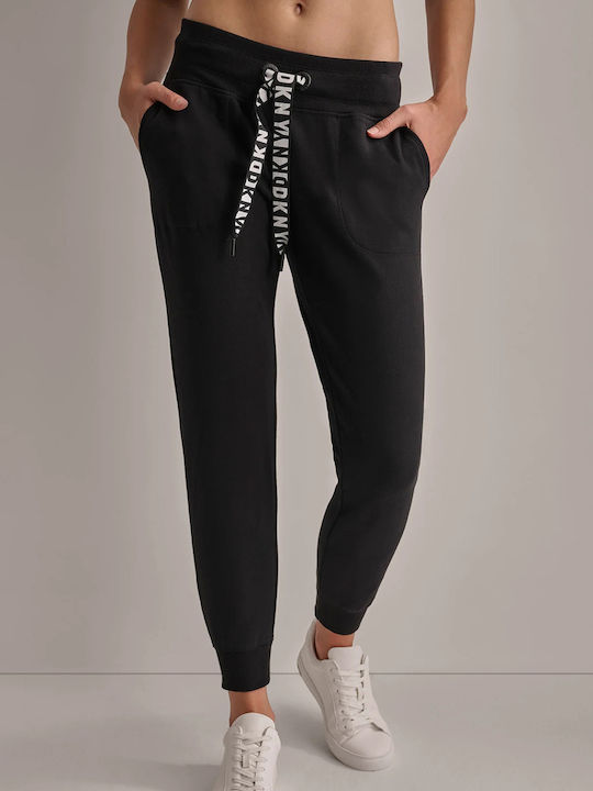 DKNY Pantaloni de trening pentru femei Negru