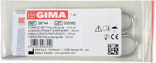Gima Ψαλίδι Ιατρικό Ευθύ 11.5εκ.