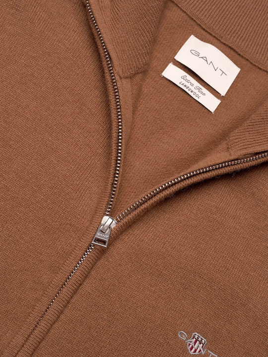 Men's Knitted Cardigan Brown