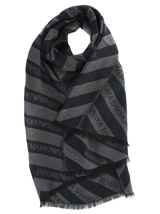 Emporio Armani Men's Scarf Gray