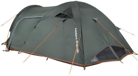 High Peak Kira Σκηνή Camping Τούνελ Ορειβασίας Πράσινη 4 Εποχών για 4 Άτομα Αδιάβροχη 3000mm