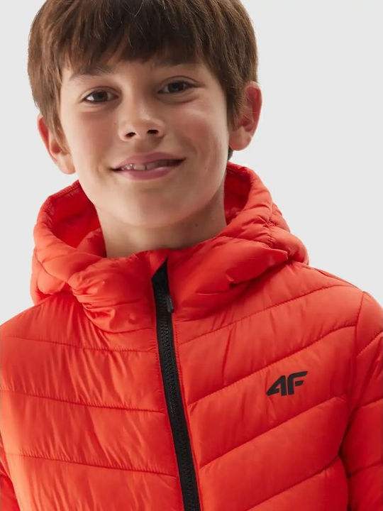 Kinder Sportjacke mit Kapuze Rot