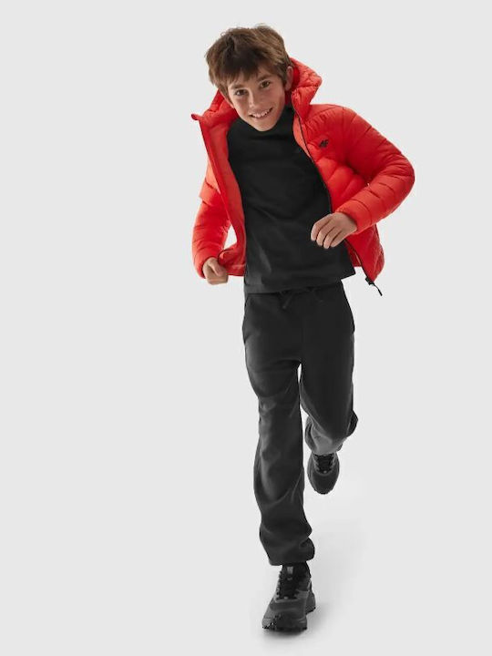 Kinder Sportjacke mit Kapuze Rot