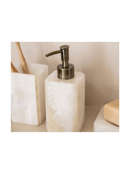Andrea House Dispenser Metalic Alb 150ml