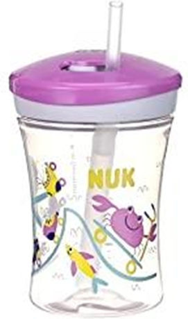 Nuk Kleinkinderbecher Learning To Drink aus Plastik Mehrfarbig 230ml für 6m+m+