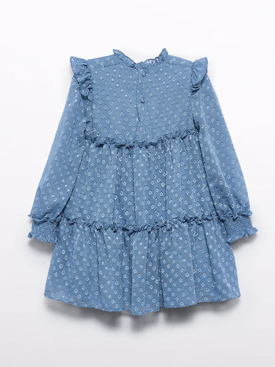 Abel & Lula Mädchen Kleid Blue