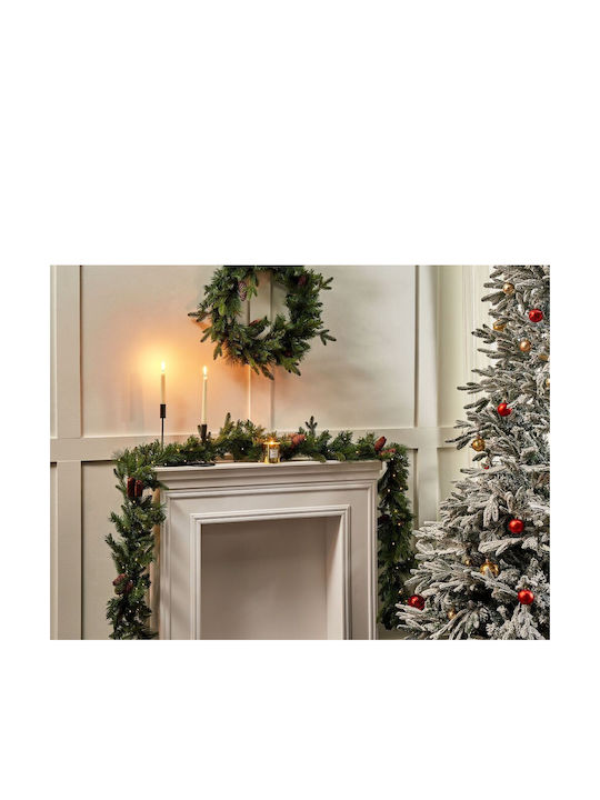 Beliani Beliani Christmas Garland Illuminated Paper Green