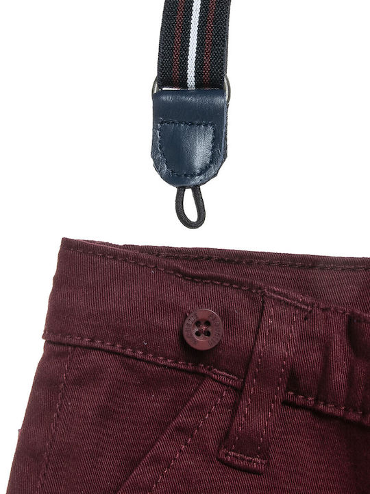 Παιδικό Παντελόνι Chino Μπορντό