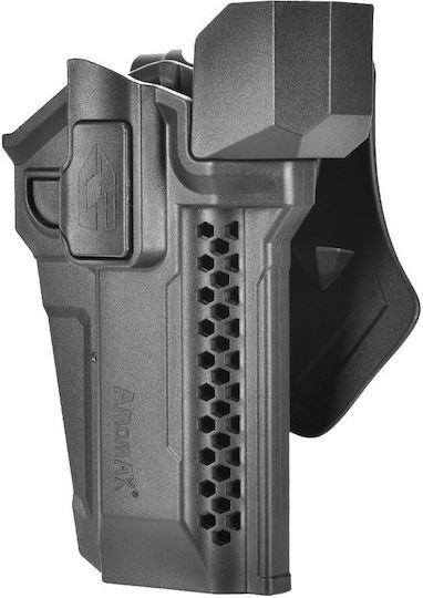 Amomax Black Pistol Belt Holster