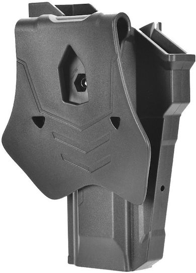 Amomax Black Pistol Belt Holster