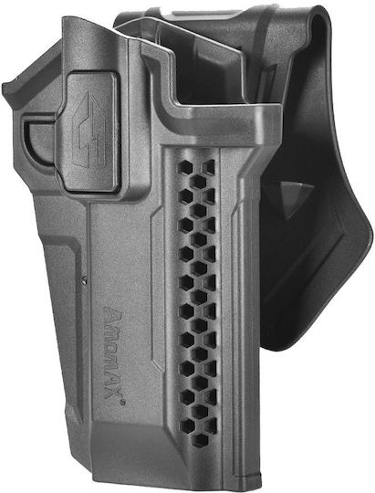 Amomax Black Pistol Belt Holster