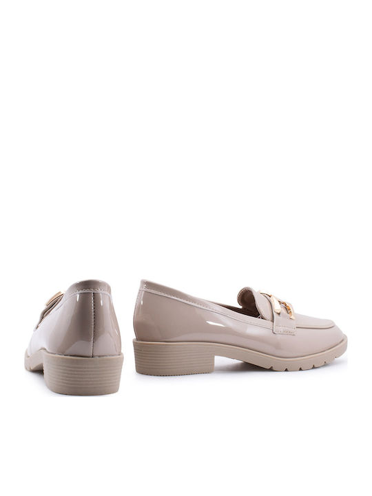 Дамски Loafers в Бежов Цвят