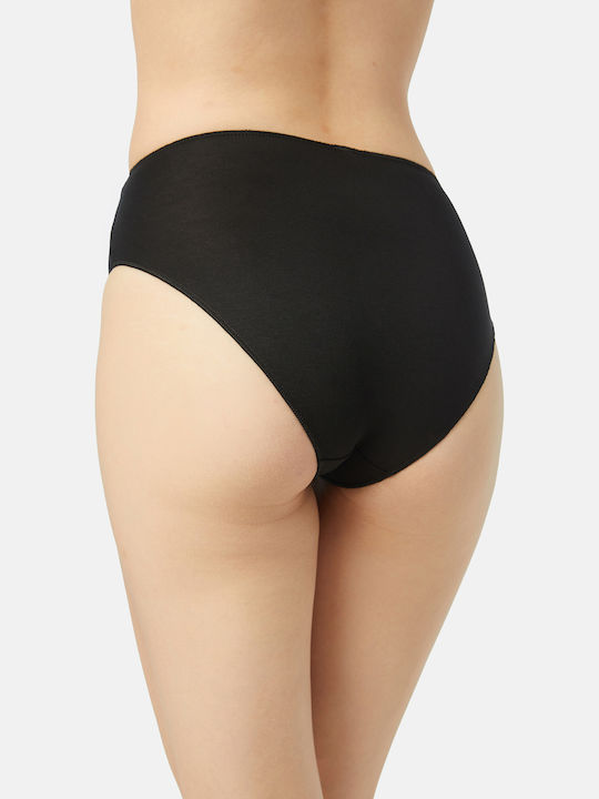 Minerva Fimelle Women's Slip 2Pack Seamless Black