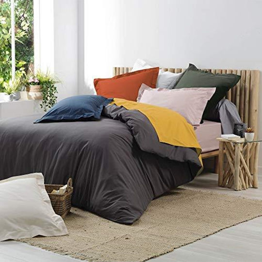 Douceur d'Intérieur Υπέρδιπλη 240x220cm Percaline Anthracite