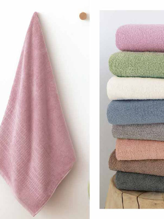 Palamaiki 3pc Bath Towel Set 70xcm. Blush Weight 500gr/m²