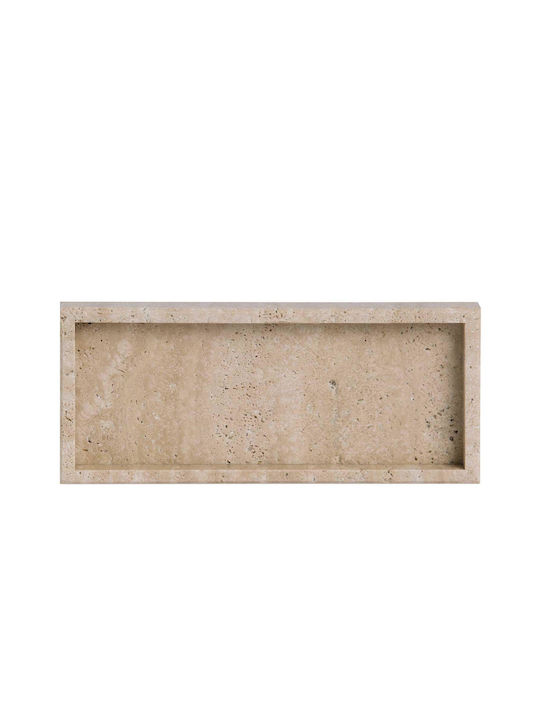 Andrea House Παραλληλόγραμμος Μαρμάρινος Δίσκος Travertine Andrea House Παραλληλόγραμμος Μαρμάρινος Δίσκος Travertine
