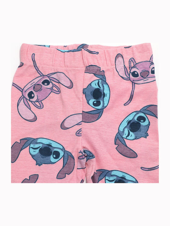 Kinder Leggings Lang Pink Lilo & Stitch