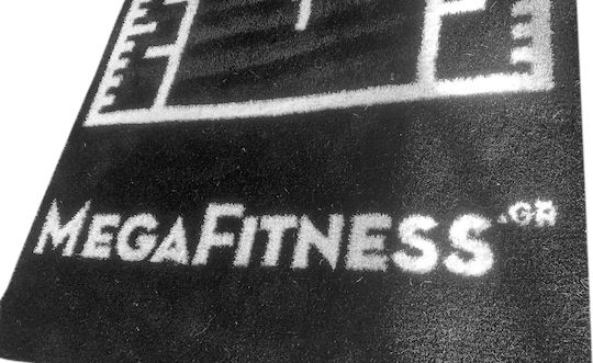 MegaFitness Δάπεδο Οργάνων Γυμναστηρίου Μαύρο 200x2.5cm 1τμχ
