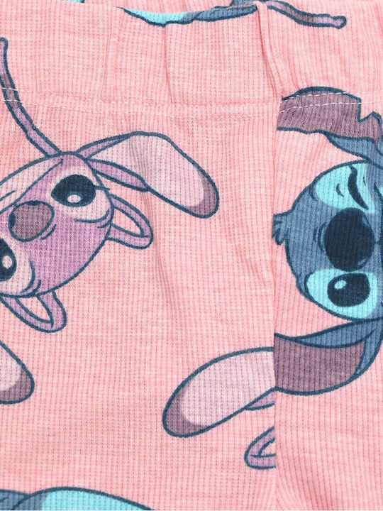 Kinder Leggings Lang Pink Lilo & Stitch