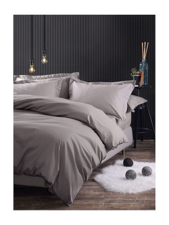 Rythmos Set Coverlet Queen Size Ice Grey 220x240cm