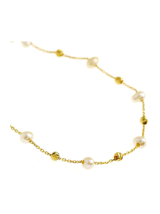 Senzio Belibasakis Bracelet made of Gold 14K with Pearls