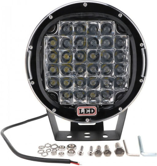 Auto Offroad LED Scheinwerfer 96W 12V-24V 7200 Lumen Rund Spotstrahl 30 Grad
