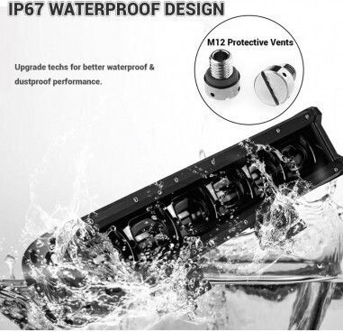 LED-Leiste Auto 150W 6D 12V-24V 16200 Lumen 34"/86,5 cm