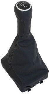 Buton schimbător de viteze cu manșon pentru Volkswagen Polo Negru 2006-2009
