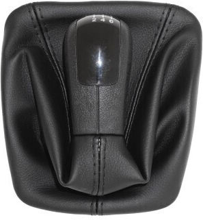 Buton schimbător de viteze cu manșon pentru Skoda Octavia Negru 2004-2013