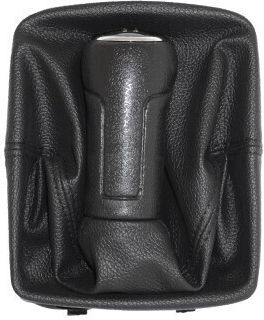 Buton schimbător de viteze cu manșon pentru Volkswagen Polo Negru 2006-2009