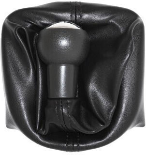 Buton schimbător de viteze cu manșon pentru Peugeot 207 Negru