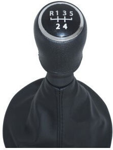 Buton schimbător de viteze cu manșon pentru Volkswagen Transporter / T5 / T6 Negru 2003-2015