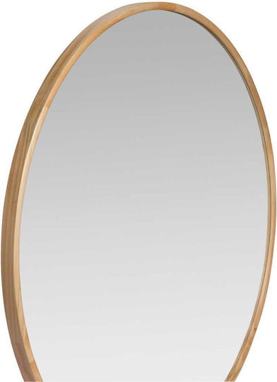 Wandspiegel Kiefernholz Ah-ax24105 80cm Natur Andrea House Holz Glas