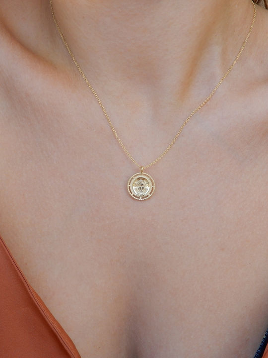 Art d or Halskette Konstantin Talisman aus 9K Gold Art d or Halskette Konstantin Talisman aus 9K Gold